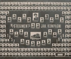 26 III 6. Regiments januar Kompagni 1957-58