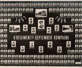 28 6. Regiments september Kompagni 1957-58